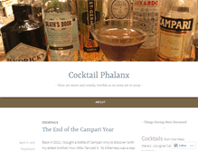 Tablet Screenshot of cocktailphalanx.wordpress.com