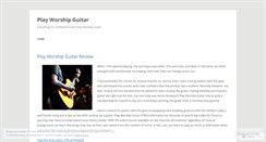 Desktop Screenshot of blogplayworshipguitar.wordpress.com