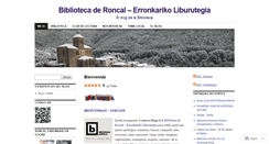 Desktop Screenshot of bibliotecaderoncal.wordpress.com