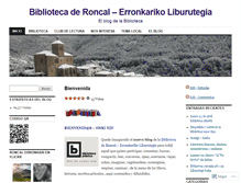 Tablet Screenshot of bibliotecaderoncal.wordpress.com