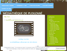 Tablet Screenshot of mediathequedeplouzane.wordpress.com