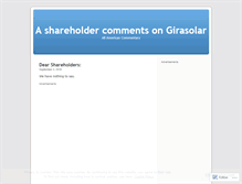 Tablet Screenshot of girasolar.wordpress.com