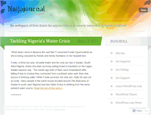 Tablet Screenshot of naijajournal.wordpress.com