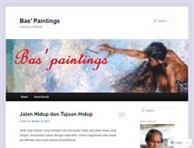 Tablet Screenshot of baspaintings.wordpress.com