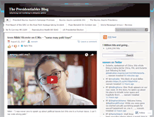 Tablet Screenshot of 2010presidentiables.wordpress.com
