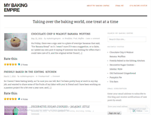 Tablet Screenshot of mybakingempire.wordpress.com