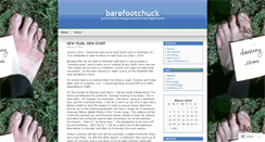 Desktop Screenshot of barefootchuck.wordpress.com