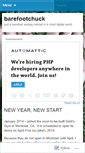 Mobile Screenshot of barefootchuck.wordpress.com