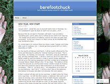 Tablet Screenshot of barefootchuck.wordpress.com