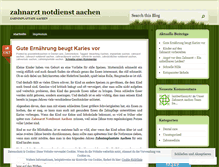 Tablet Screenshot of praxisklinikaachende.wordpress.com