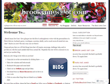 Tablet Screenshot of brookjames.wordpress.com