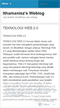 Mobile Screenshot of ithamaniez.wordpress.com
