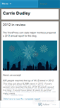 Mobile Screenshot of carriedudley.wordpress.com