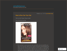 Tablet Screenshot of aphroditelestrange.wordpress.com
