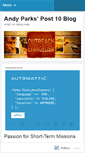 Mobile Screenshot of andyparks.wordpress.com