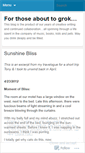 Mobile Screenshot of forthoseabouttogrok.wordpress.com