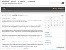 Tablet Screenshot of latestseoupdates.wordpress.com