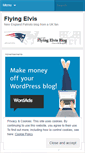 Mobile Screenshot of flyingelvisblog.wordpress.com