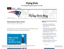 Tablet Screenshot of flyingelvisblog.wordpress.com