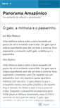 Mobile Screenshot of panoramaamazonico.wordpress.com