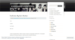 Desktop Screenshot of freedayfanfiction.wordpress.com