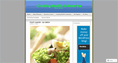 Desktop Screenshot of creatinghealthinamerica.wordpress.com