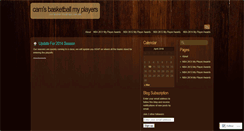 Desktop Screenshot of camsbasketballmyplayers.wordpress.com