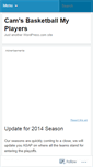 Mobile Screenshot of camsbasketballmyplayers.wordpress.com