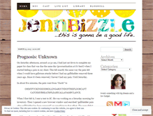 Tablet Screenshot of jennbizzle.wordpress.com