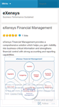 Mobile Screenshot of exensys.wordpress.com