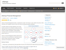 Tablet Screenshot of exensys.wordpress.com