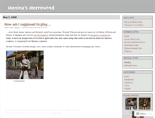 Tablet Screenshot of monica21.wordpress.com