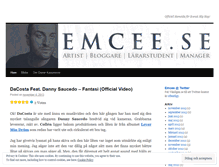 Tablet Screenshot of emceemusic.wordpress.com