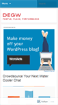 Mobile Screenshot of degw.wordpress.com
