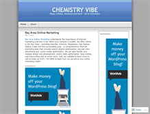 Tablet Screenshot of chemistryvibe.wordpress.com