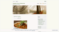 Desktop Screenshot of jaimeslastappetite.wordpress.com