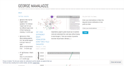 Desktop Screenshot of gmamaladze.wordpress.com