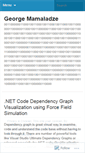 Mobile Screenshot of gmamaladze.wordpress.com