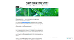 Desktop Screenshot of jugartragaperras.wordpress.com