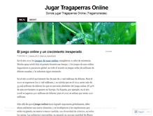 Tablet Screenshot of jugartragaperras.wordpress.com
