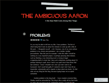 Tablet Screenshot of aaronpennington.wordpress.com
