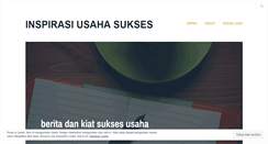 Desktop Screenshot of inspirasiusahasukses.wordpress.com