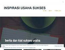 Tablet Screenshot of inspirasiusahasukses.wordpress.com