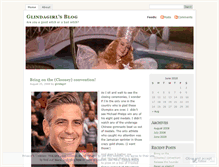 Tablet Screenshot of glindagirl.wordpress.com