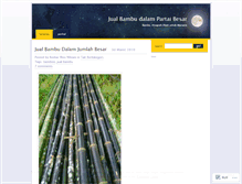 Tablet Screenshot of jualbambu.wordpress.com