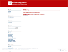 Tablet Screenshot of minimangames.wordpress.com