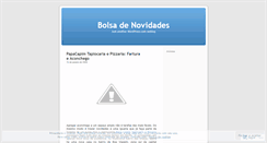 Desktop Screenshot of bolsadenovidades.wordpress.com