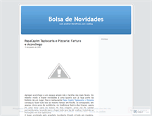 Tablet Screenshot of bolsadenovidades.wordpress.com