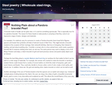 Tablet Screenshot of necklacebracelet.wordpress.com