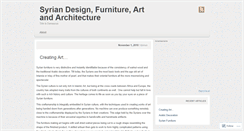 Desktop Screenshot of damascusdesign.wordpress.com